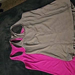 Champion Lot of 2 Women Athletic Tank Top Sz L Racerback